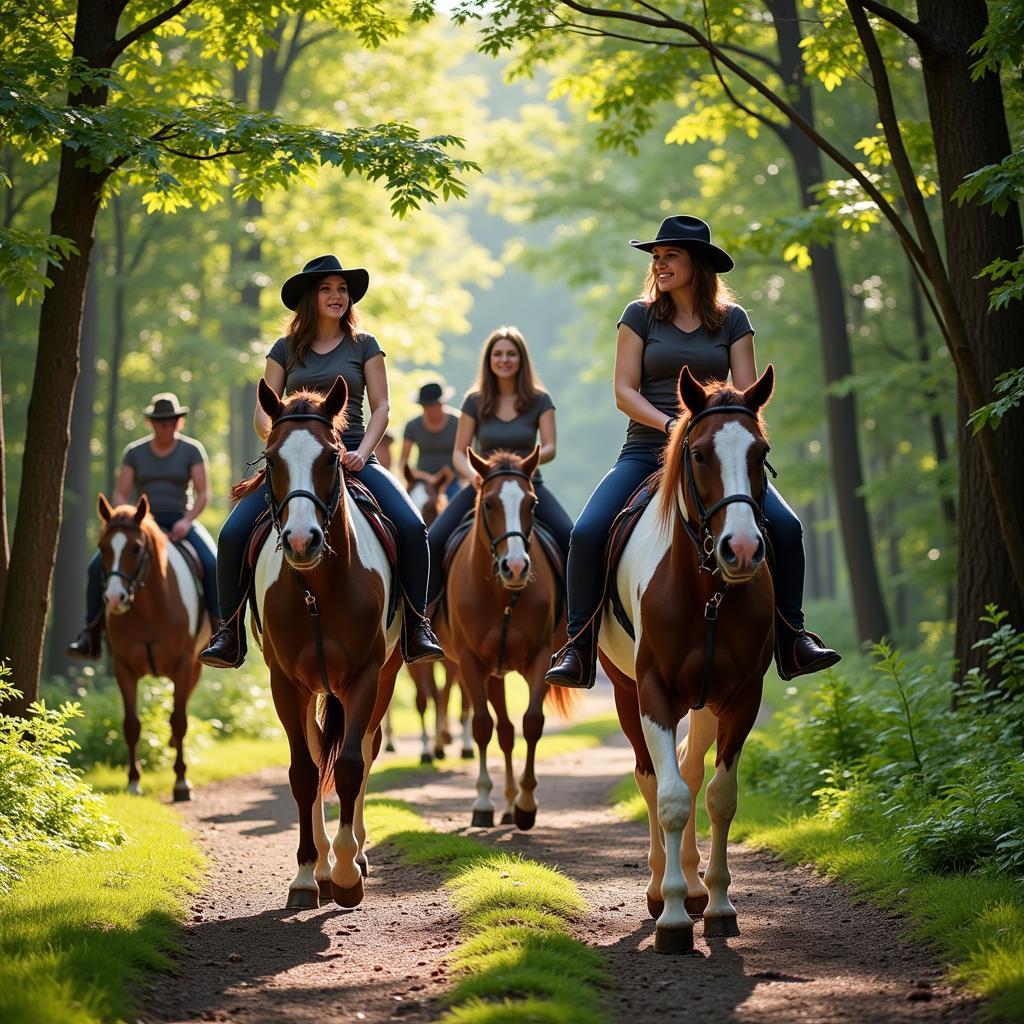 New Jersey Paint Horse Club Trail Ride