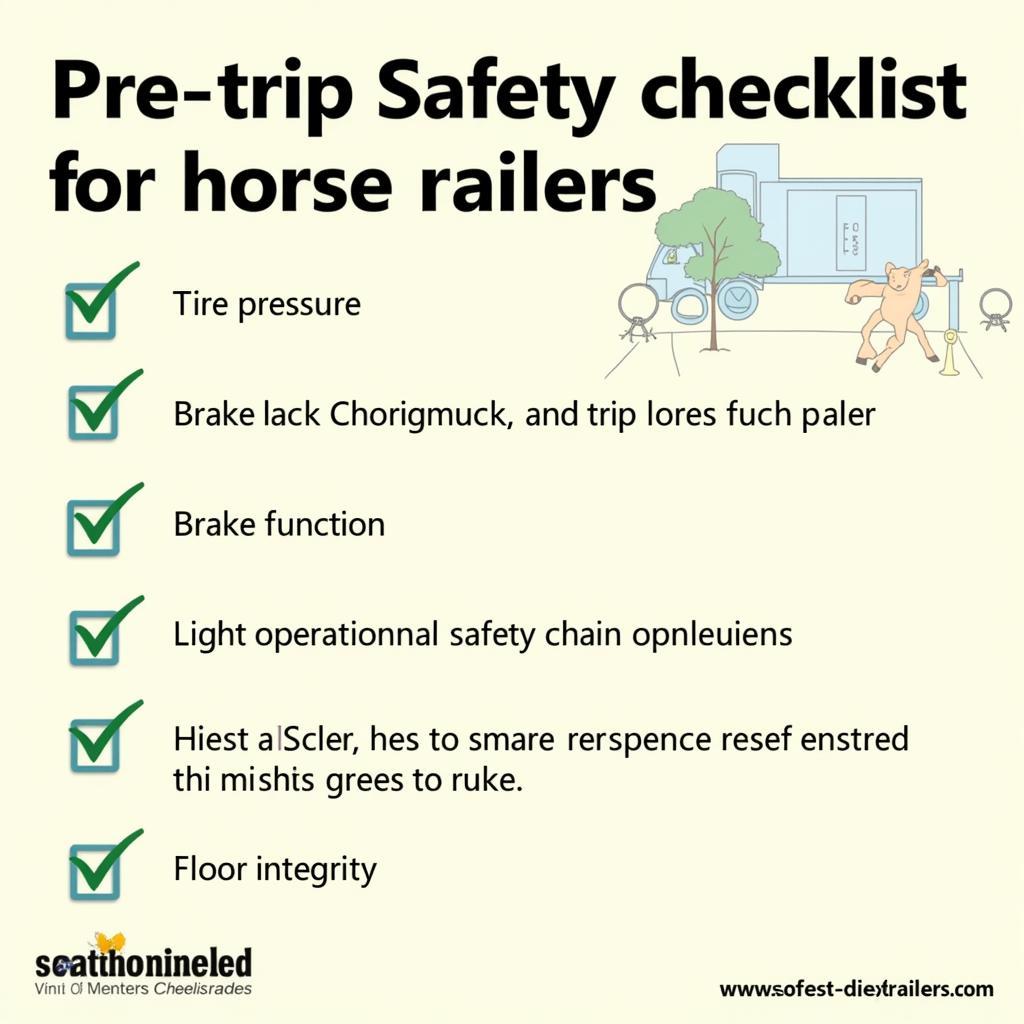 Horse Trailer Safety Checklist in Oregon