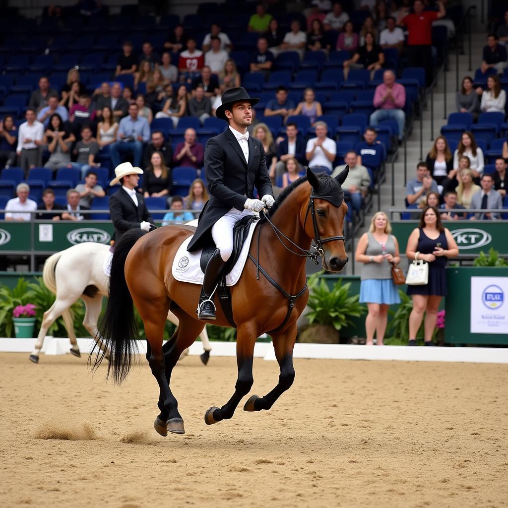 Orlando Florida Horse Show Competition Scene