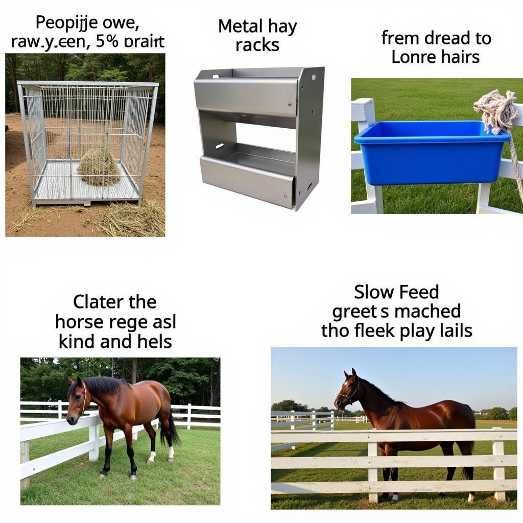 Different Types of Over the Fence Horse Feeders