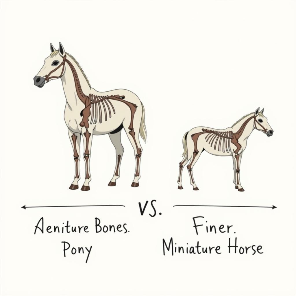 Pony and Miniature Horse Bone Structure