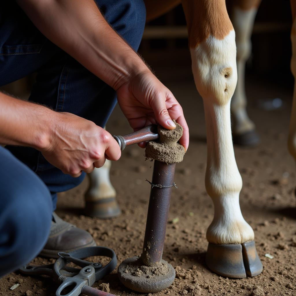 Pottok Horse Hoof Care