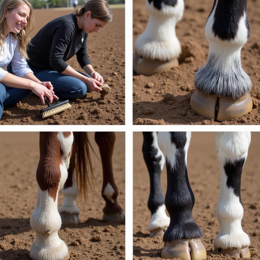 Grooming a Pinto Horse for Show