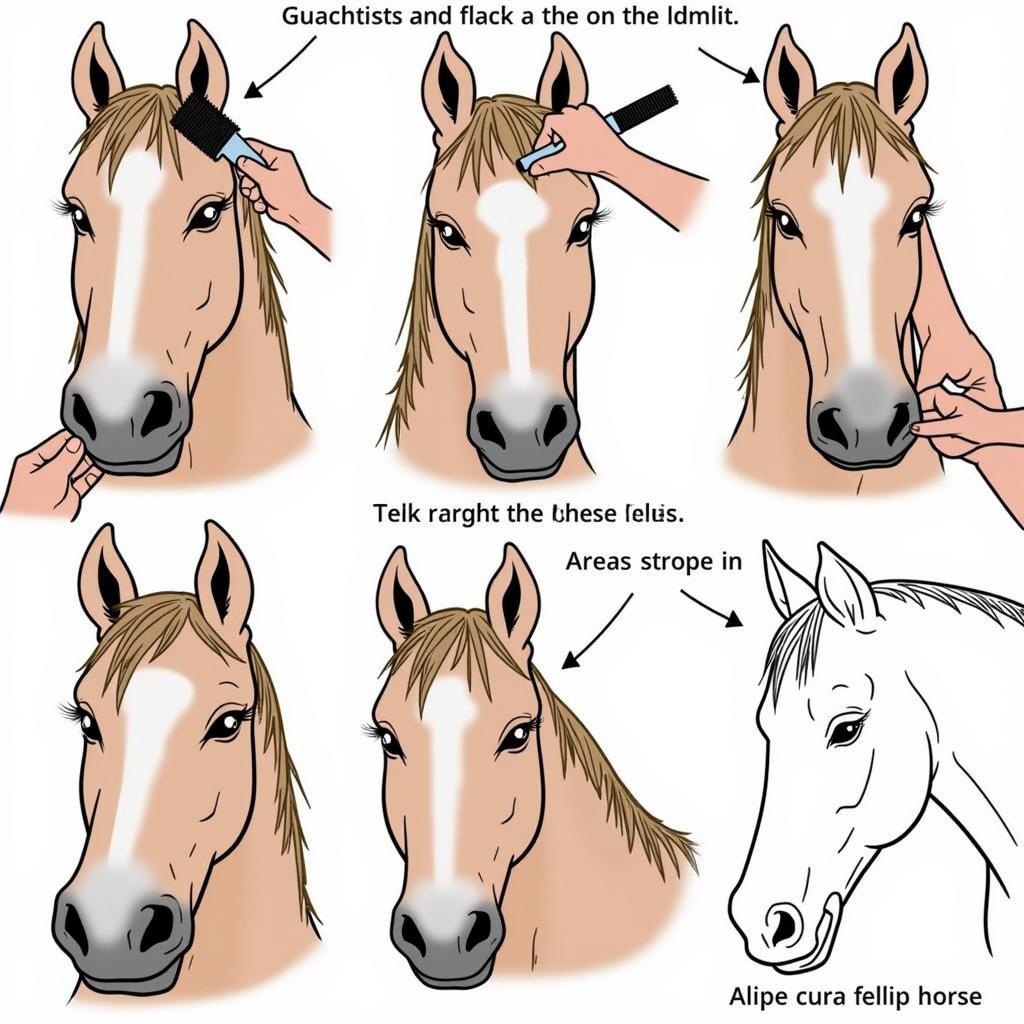 Using a Stiff Horse Brush Correctly