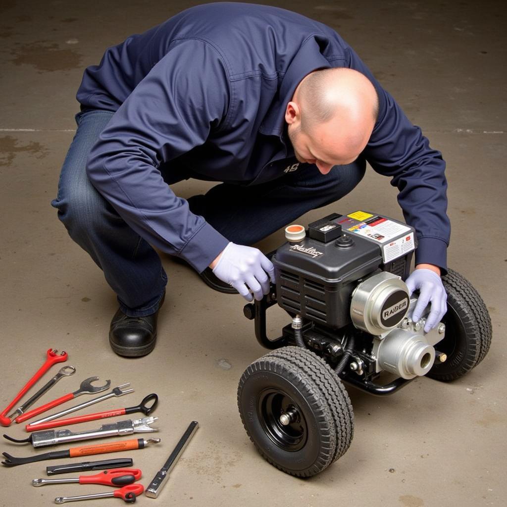 Performing Regular Maintenance on a Raider 10 Wheel Horse