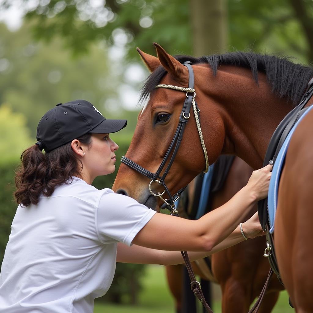 Rider Adjusting Hackamore