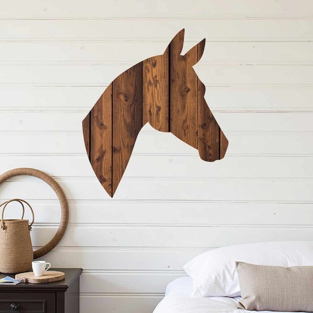 Rustic Horse Wall Stickers for Farmhouse Decor