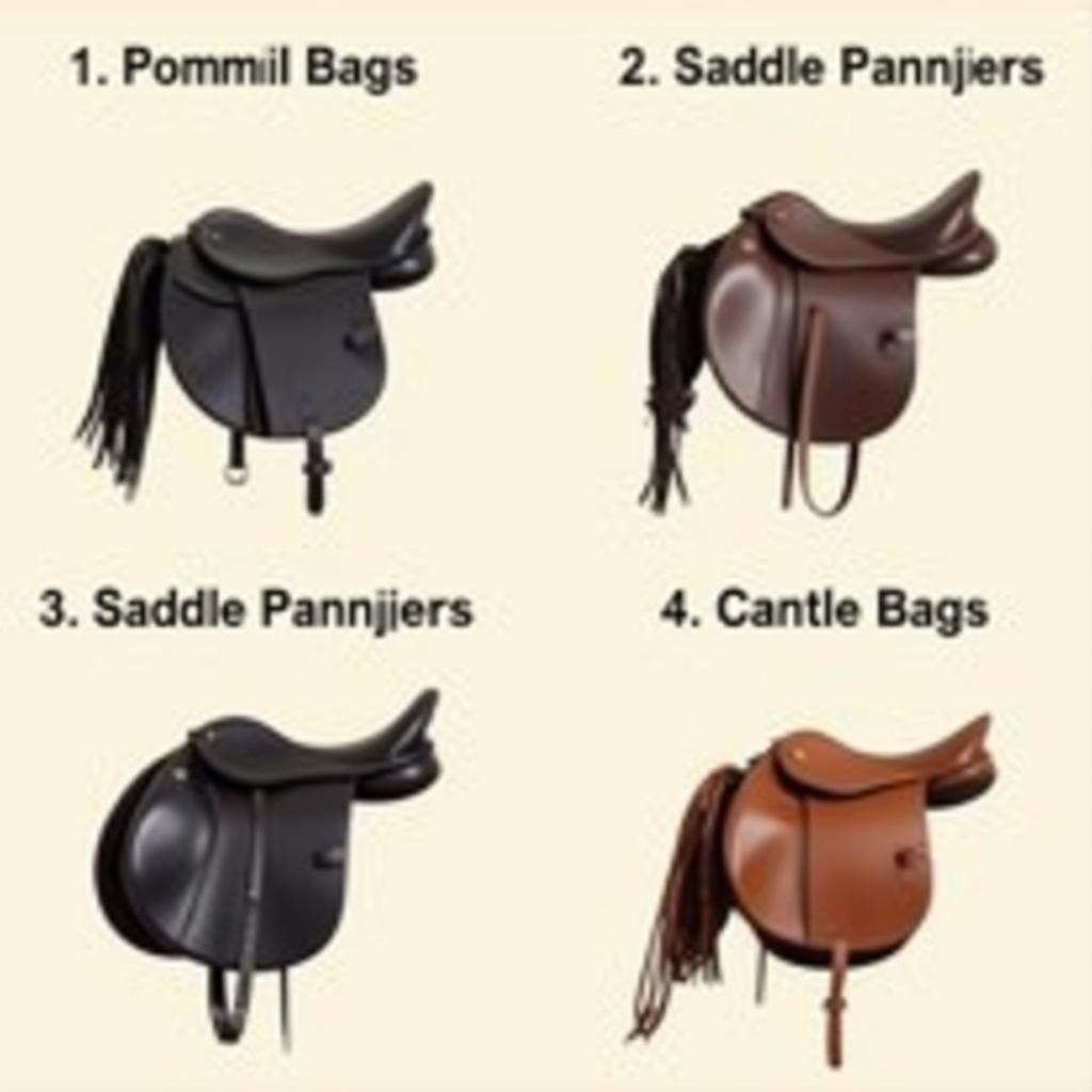 Different Types of Saddle Bags for Horses