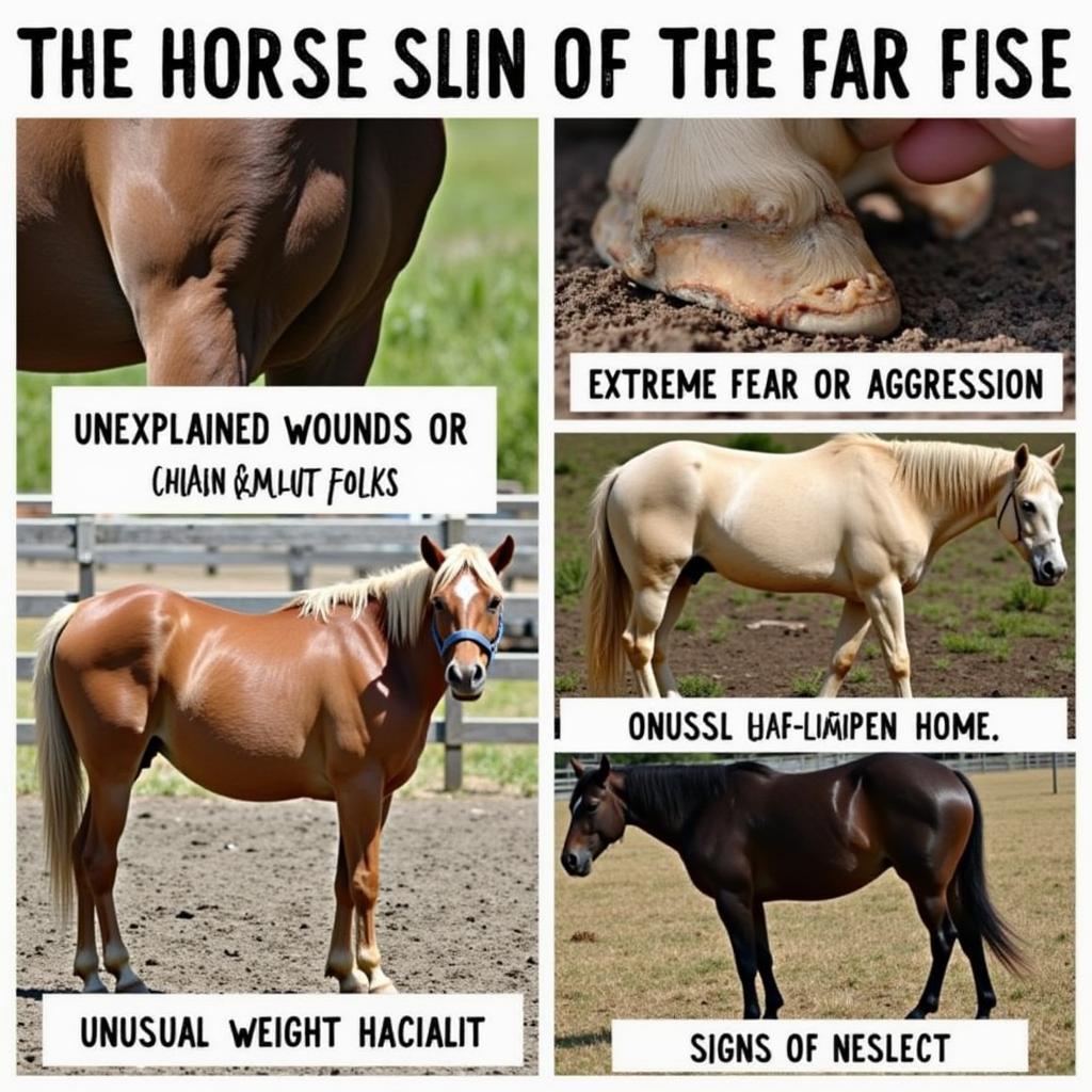 Recognizing Signs of Animal Abuse in Horses