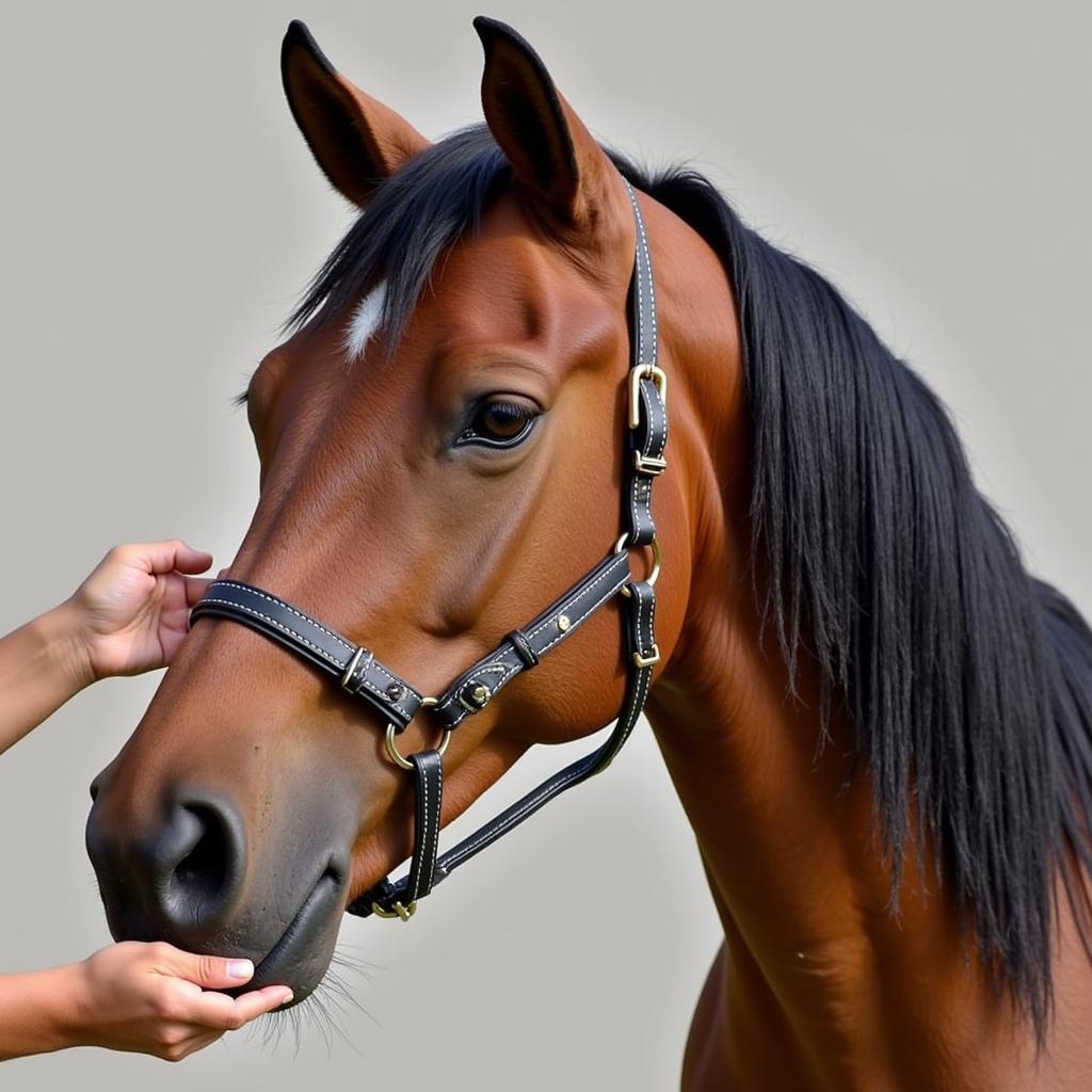 Sit Back Halter for Horse Training