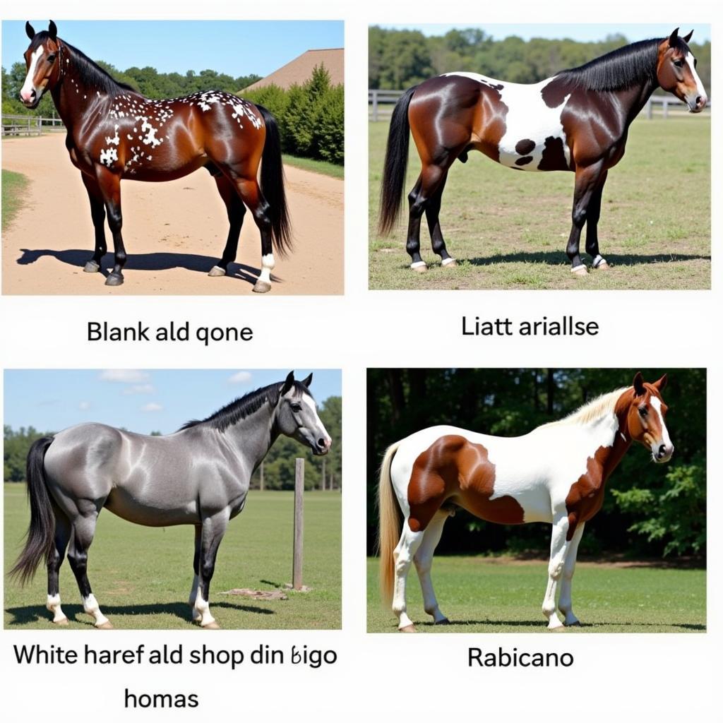 Splotchy Horse Coat Patterns: Appaloosa, Pinto, Dapple, Rabicano