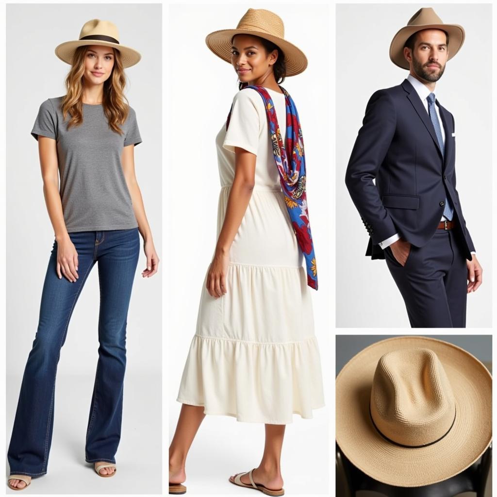 Different ways to style a Charlie One Horse straw hat