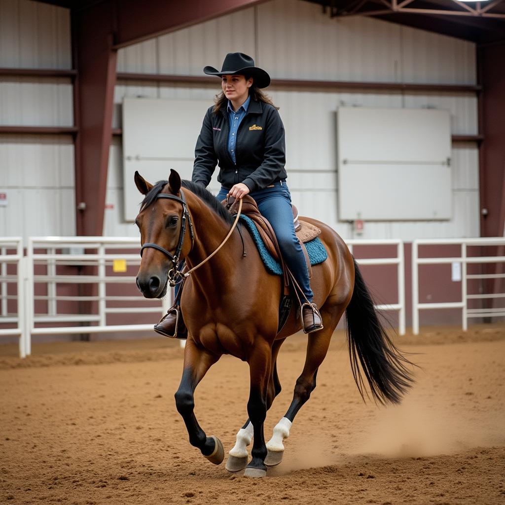 Test Riding a Quarter Horse in NC