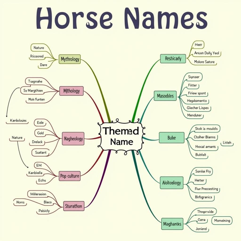 Themed Horse Names Categories