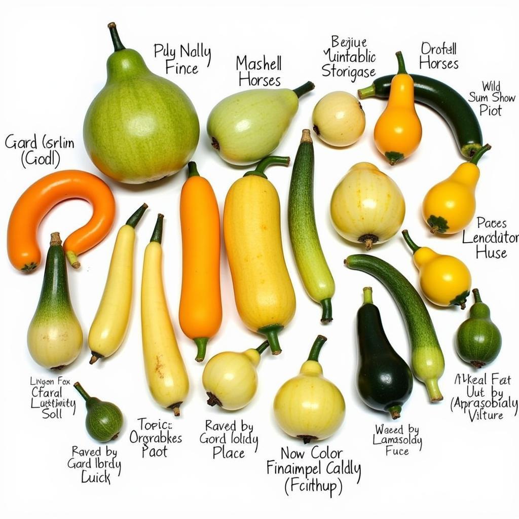 Various toxic gourds that horses should not eat