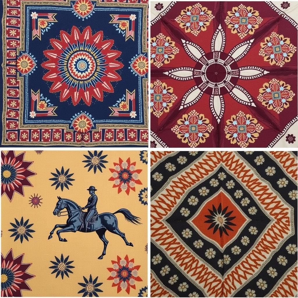 Intricate Patterns and Designs on Vintage Horse Blankets