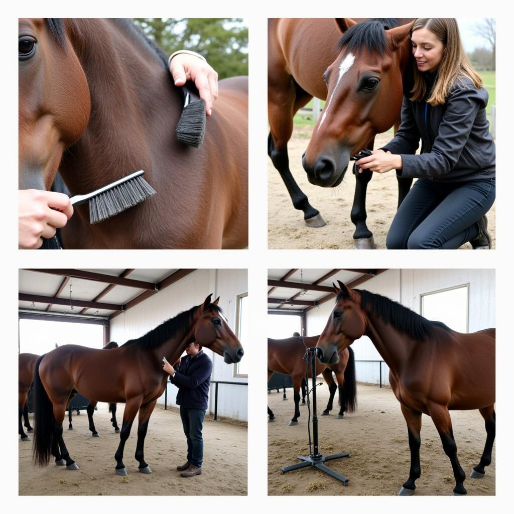 Caring for a Vladimir Draft Horse