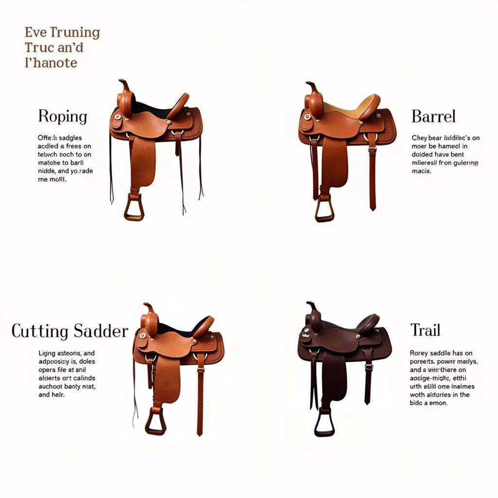 Different Types of Western Horse Saddles