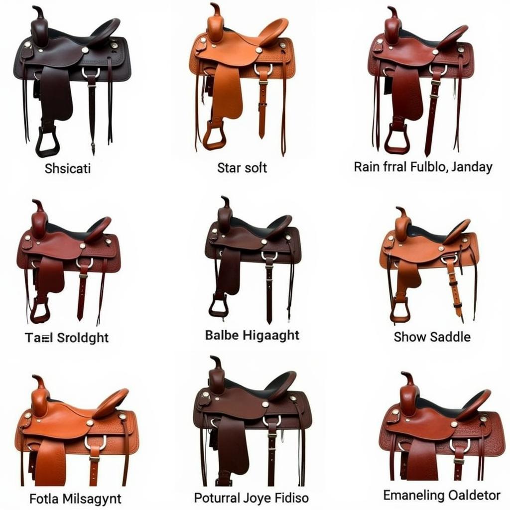 Different Types of Western Saddles Suitable for Arabian Horses