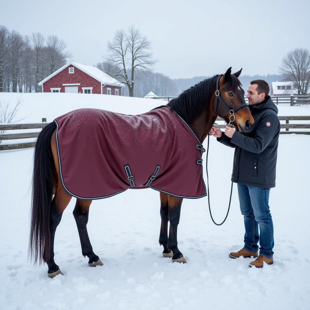 Assessing a Horse's Need for a Winter Blanket