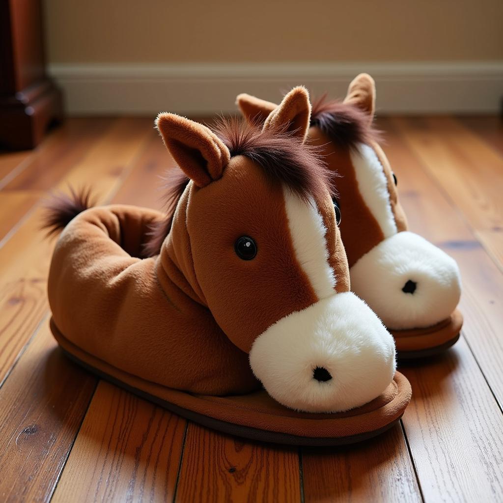 Adult Horse Slippers: Cozy Comfort and Equine Style