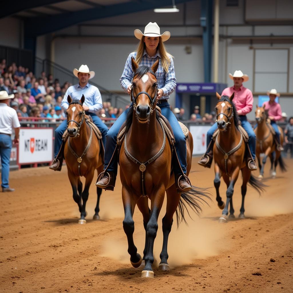 Western Pleasure Competition at AOHSA Show