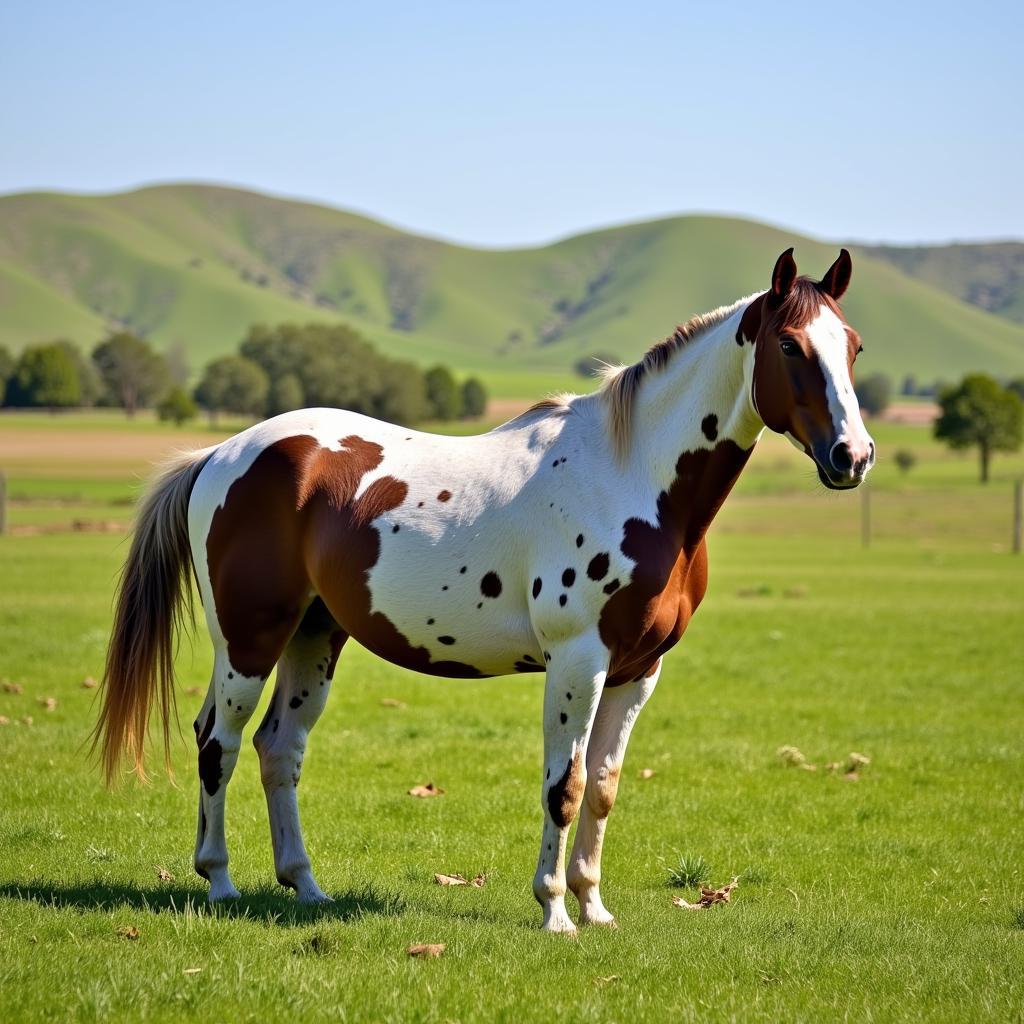 Appaloosa horse for sale in a California ranch