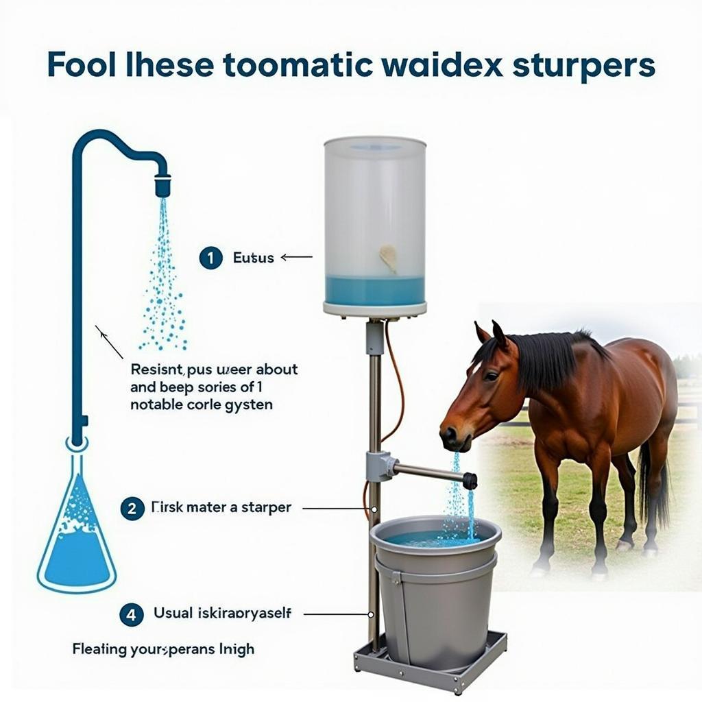 Automatic Horse Waterer System for Consistent Water Supply