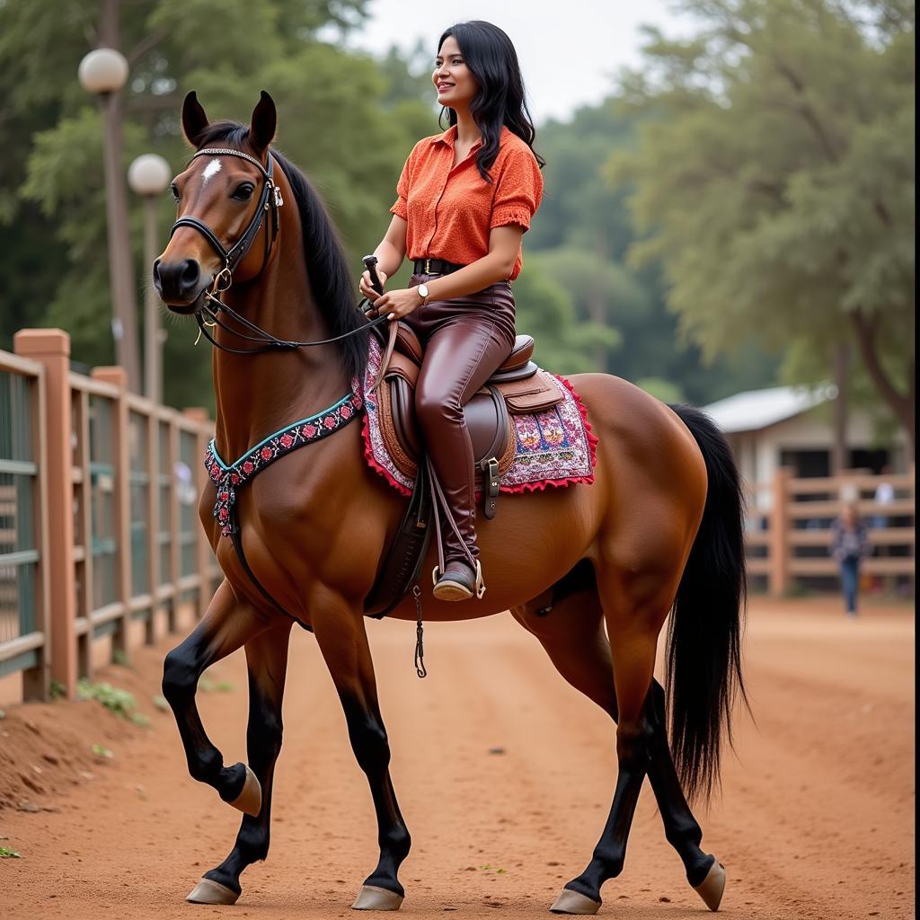 Azteca Horse in Mexico