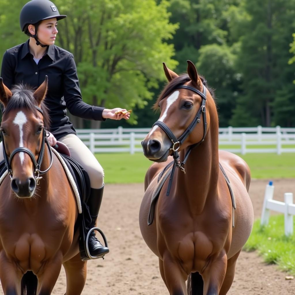 Horse and Rider Training with Positive Reinforcement