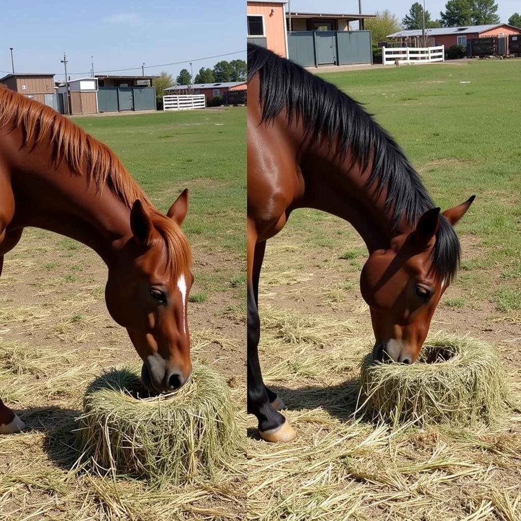 Benefits of Using a Hay Ring for Horses