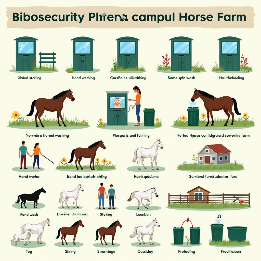 Biosecurity Measures on Horse Farm