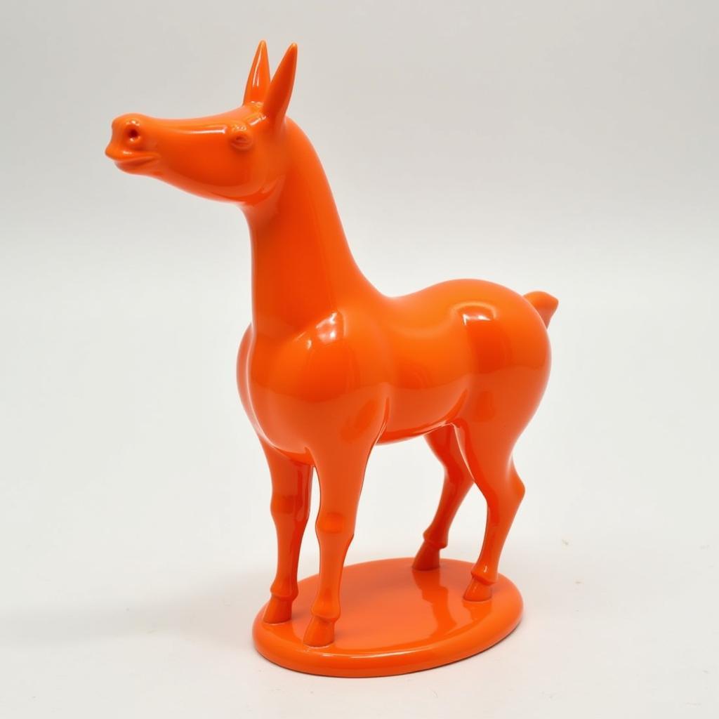 Bitossi Tropic Orange Horse Figurine