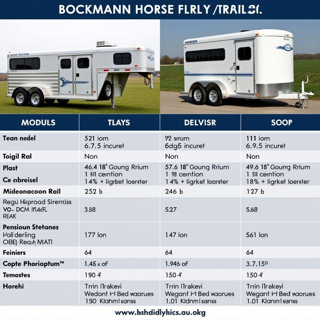 Bockmann Horse Trailer Model Comparison