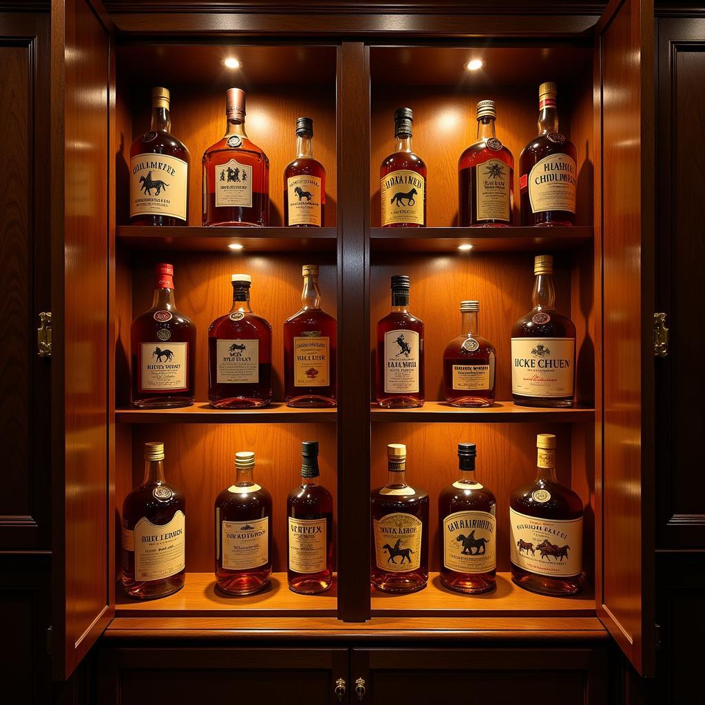 Bourbon Horse Collection Display