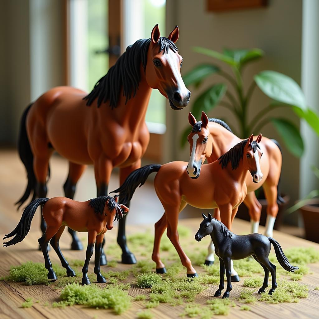 Displaying a Breyer Horse and Foal Collection