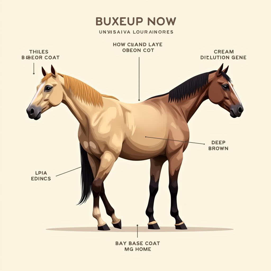 Buckskin Arabian Horse Genetics