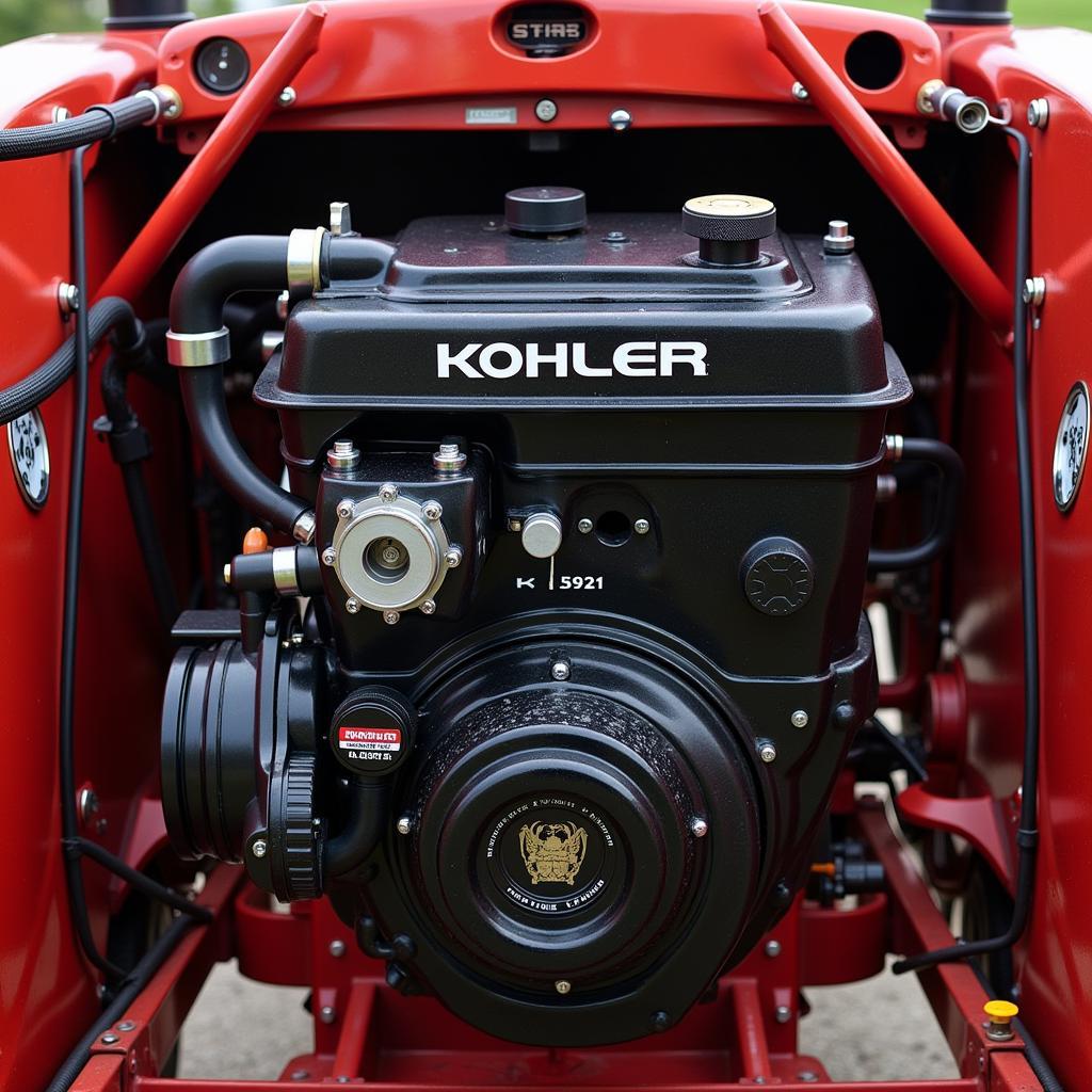 C175 Wheel Horse Engine Close-up