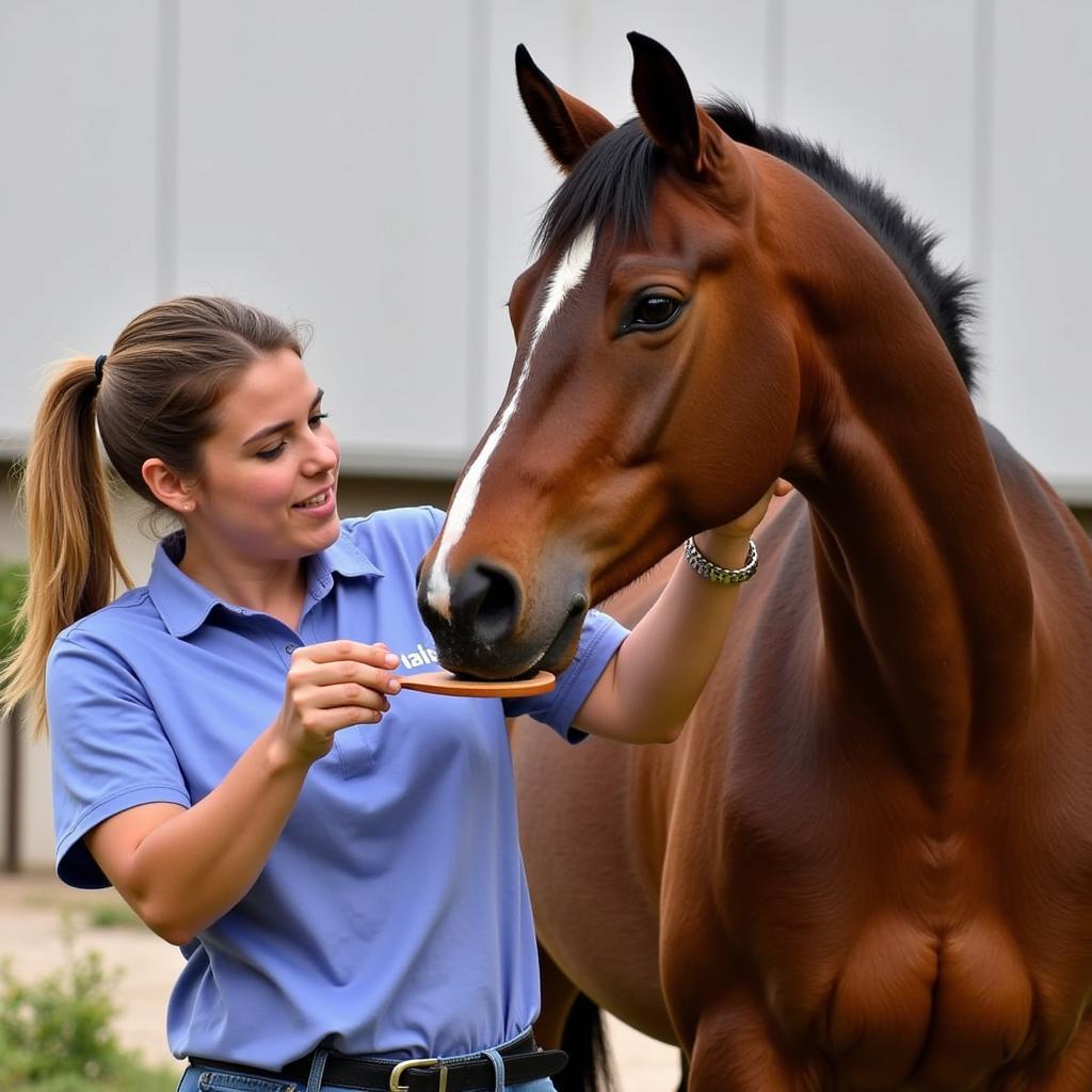 Grooming a Campolina Horse for Optimal Coat Health