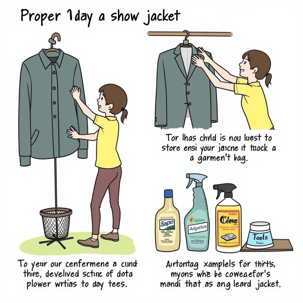 Proper Care for Childrens Show Jackets