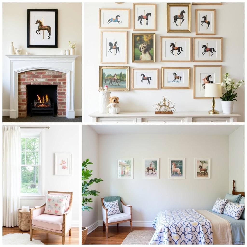 Carousel Horse Prints in Home Décor