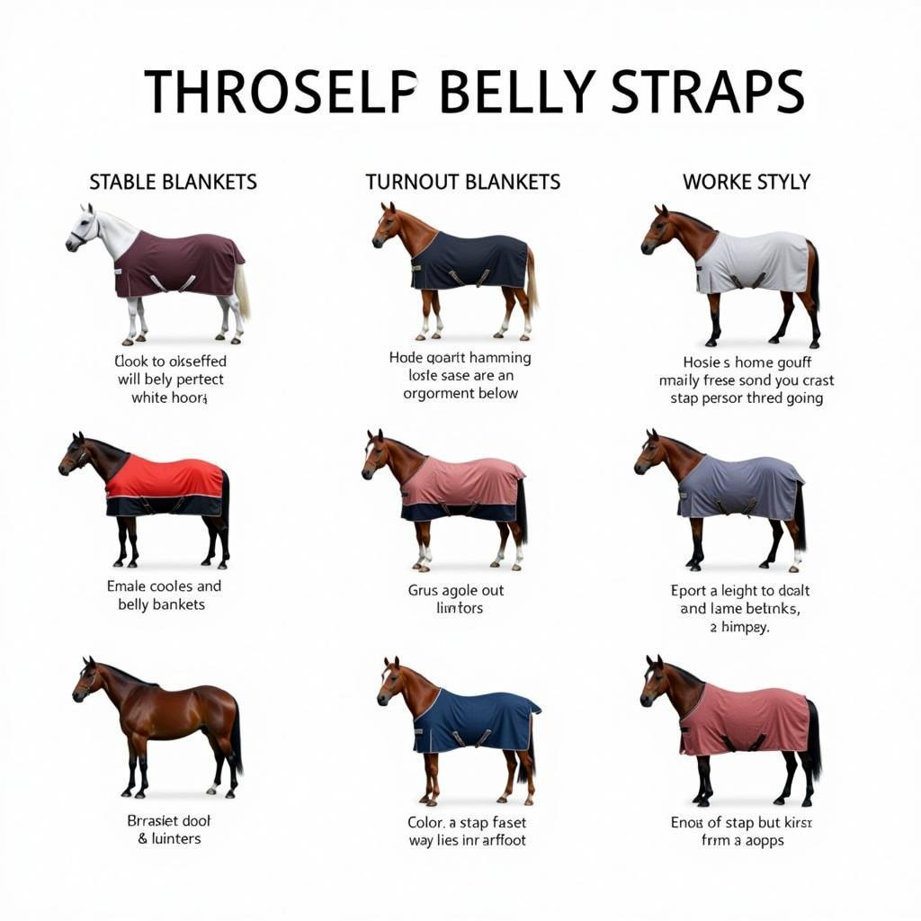 Selecting the Appropriate Belly Straps for Various Blanket Types