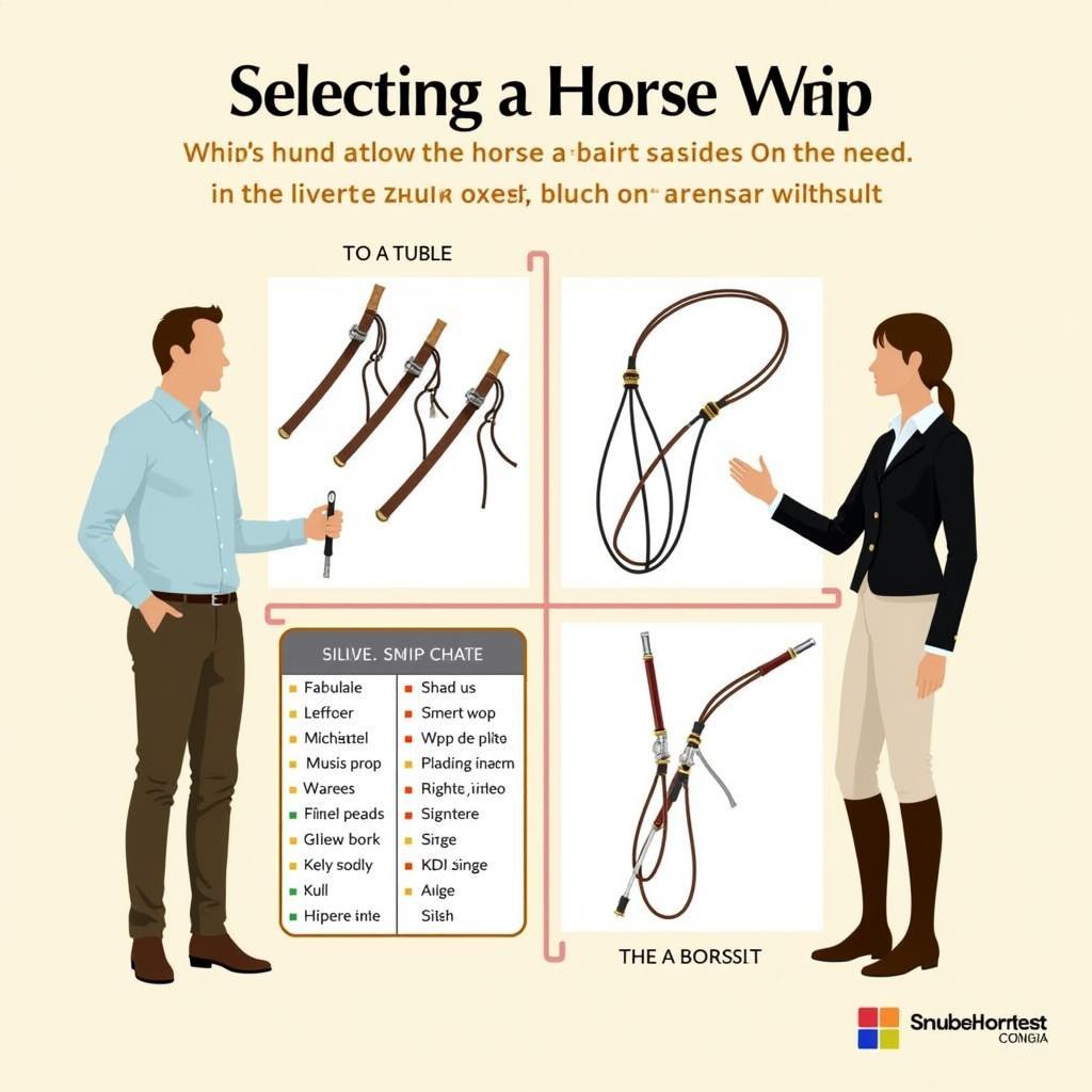 Choosing the Right Horse Whip for Your Needs