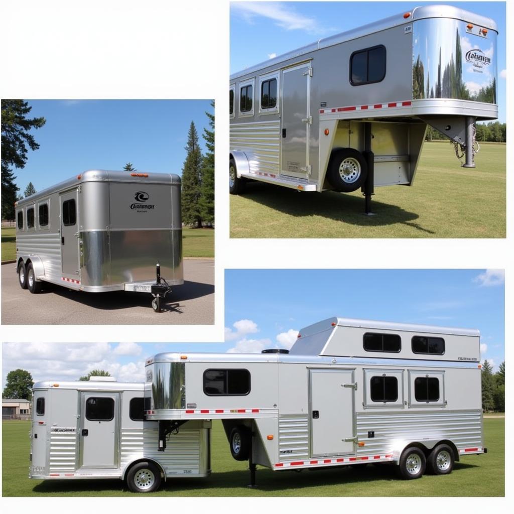 Cimarron Horse Trailer Models: Slant Load, Straight Load, and Gooseneck