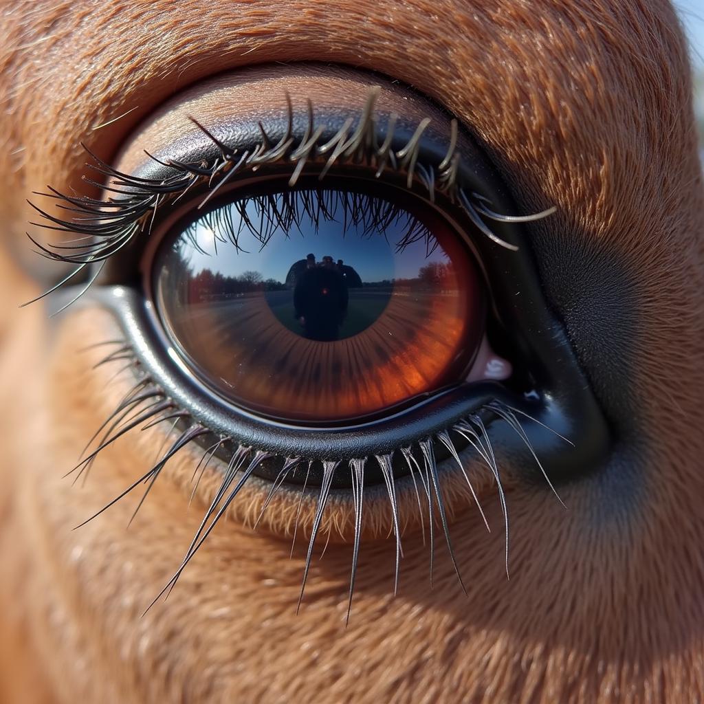 Cloudy Horse Eye Due to Trauma