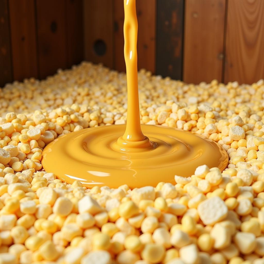 Corn Cob Bedding Absorbing Liquid