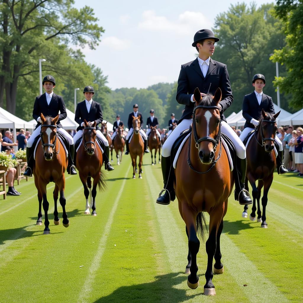 Horse Show Competition in Connecticut