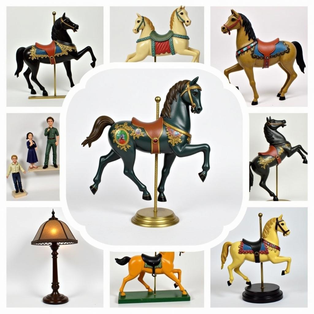 Different Carousel Horse Decoration Styles