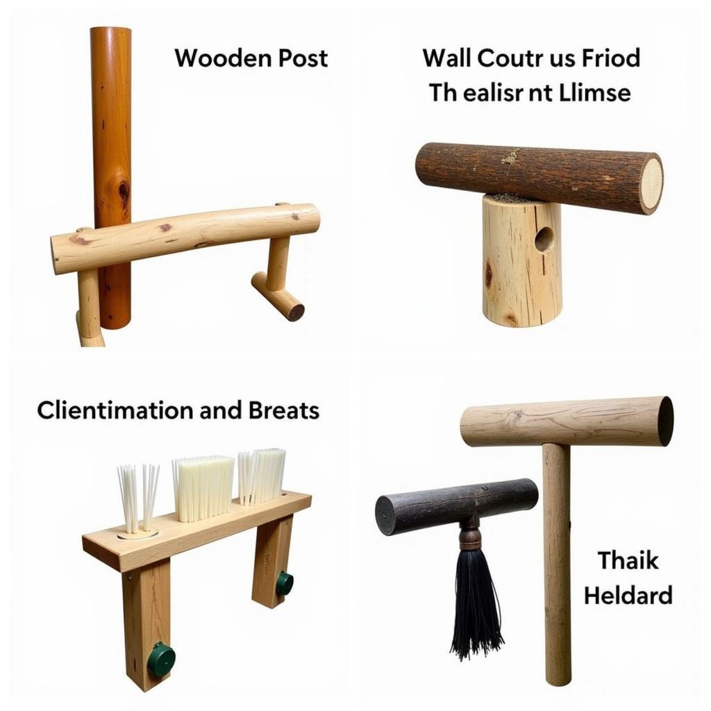 Variety of Horse Scratching Posts