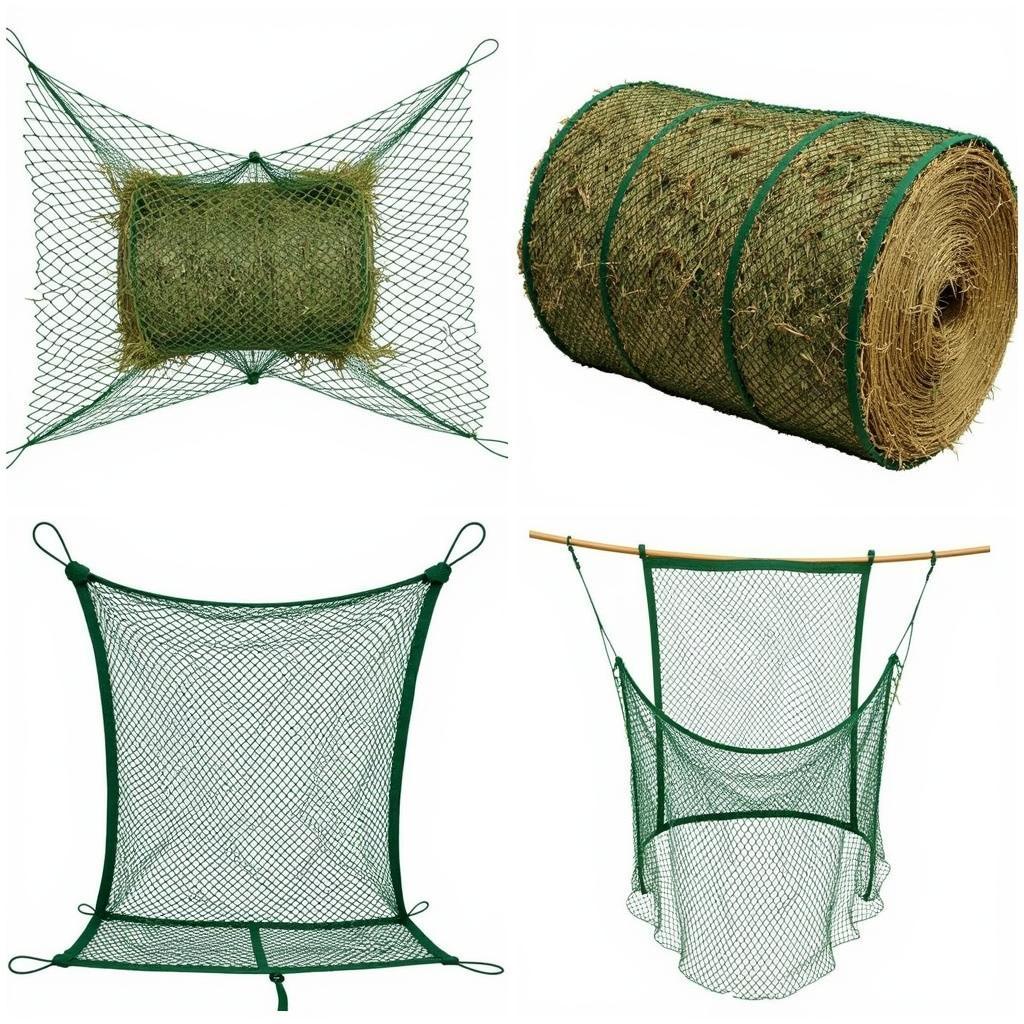 Various Hay Nets for Horses